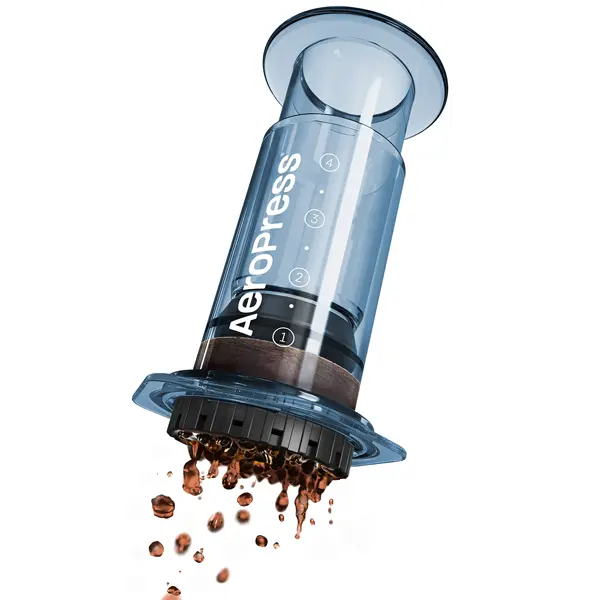 AeroPress Clear Blue se 100 filtry