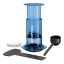 AeroPress Clear Blue se 100 filtry