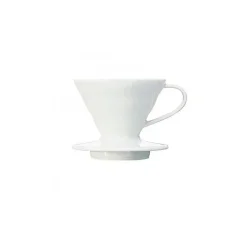 Hario keramický dripper V60-01 - bílý (VDC-01W)