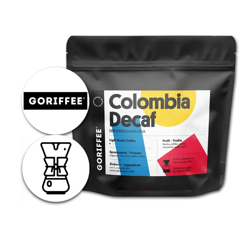 Kolumbie - POPAYÁN DECAF FILTR