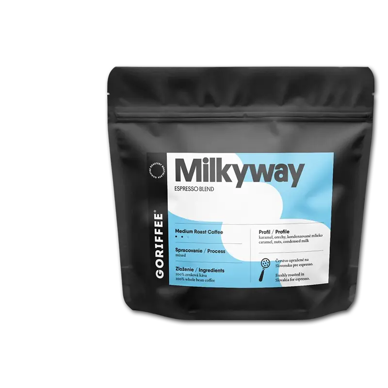 Brazílie / Kolumbie - MILKYWAY ESPRESSO BLEND - Hmotnost: 250 g