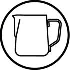 Příprava mléka do kávy