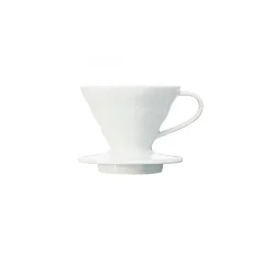 Hario keramický dripper V60-01 - bílý (VDC-01W)