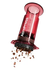 AeroPress Clear Red se 100 filtry